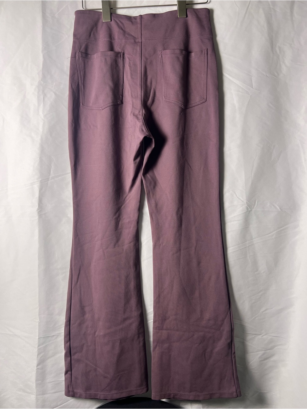 Halara Flex High Waisted Slight Flare Work Pants Purple Medium Petite 28"